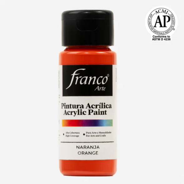 Acrylic Paint 60ml (Pk-6) - NARANJA / ORANGE