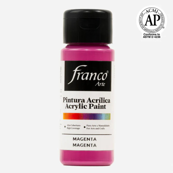 Acrylic Paint 60ml (Pk-6) - MAGENTA