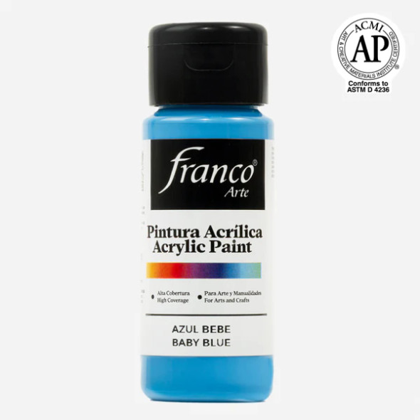 Acrylic Paint 60ml (Pk-6) - AZUL BEBE