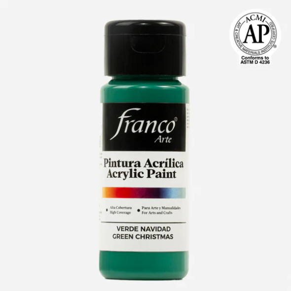 Acrylic Paint 60ml (Pk-6) - VERDE NAVIDAD