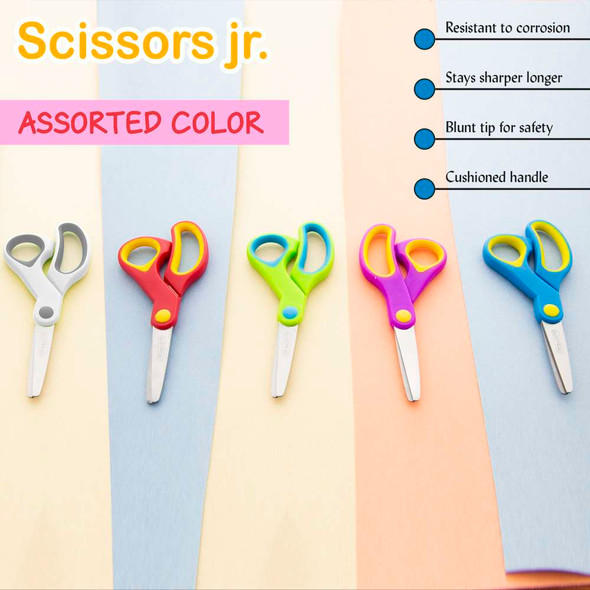 Scissors 5" Blunt Tip/Soft Grip