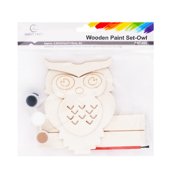 Wood Paint Set-Owl