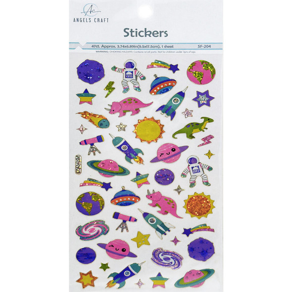 Stickers-Laser Outer Space