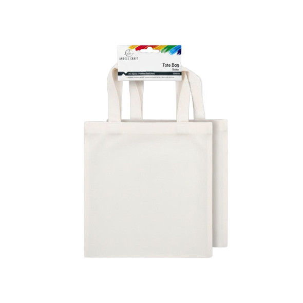 Tote Bag Set-Plain Cottton 2ct