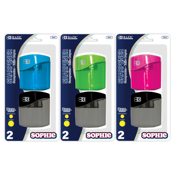 Sharpener-2 Holes w/Receptacle (Double Blade) (Sophie)