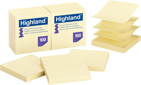 Post-it Notes-Yellow 3"x 3" (Dozen)