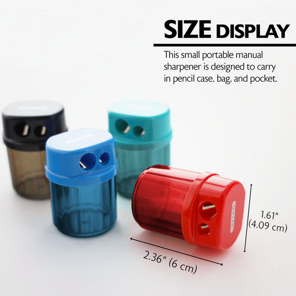Sharpener-2 Holes w/Receptacle