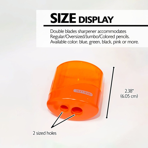 Sharpener-2 Hole w/Receptacle