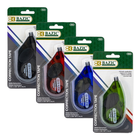 Correction Tape w/Grip 5 mm x 236"