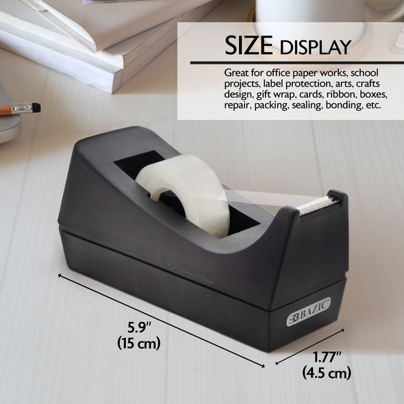 Tape Dispenser-Black (Each) (ASG R2-P26)