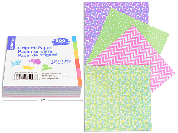 Origami Paper 6 x 6 x 1.6" 300 Sheets