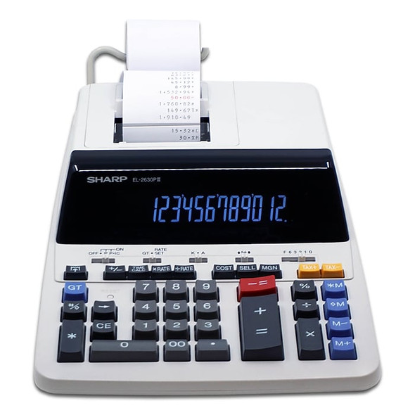 Printing Calculator 12-Digits (EL-2630PIII)