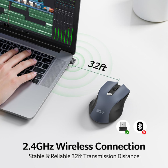Mouse-Wireless (USB) Ergonomic