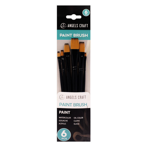 Brush Set-Flat Tip 6ct.