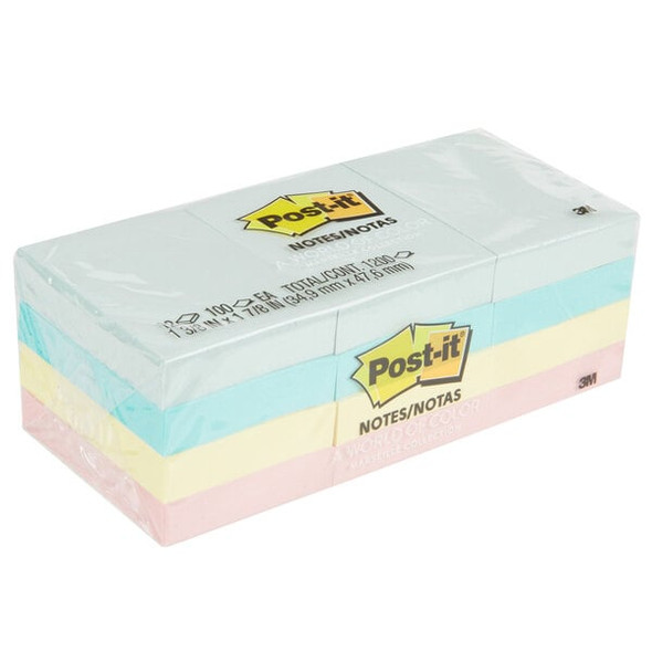 Post-it Notes 1.5" x 2" (Marseille Collection) (Dozen)