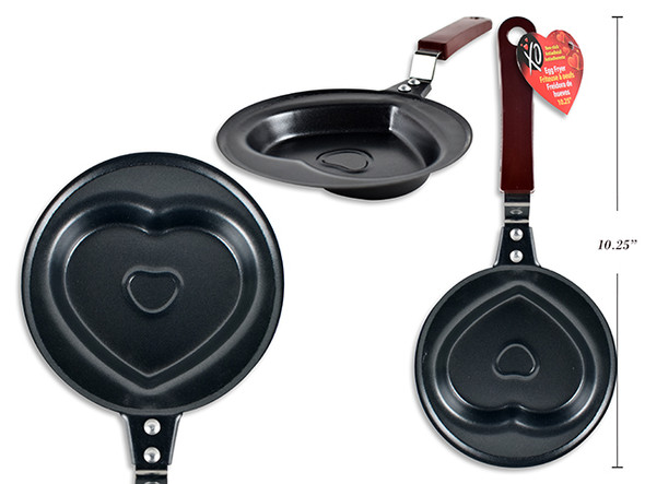 Egg Fryer-Non-Stick/Sunny Side Up (Heart Shaped) 10.25in x 4.75in (D)