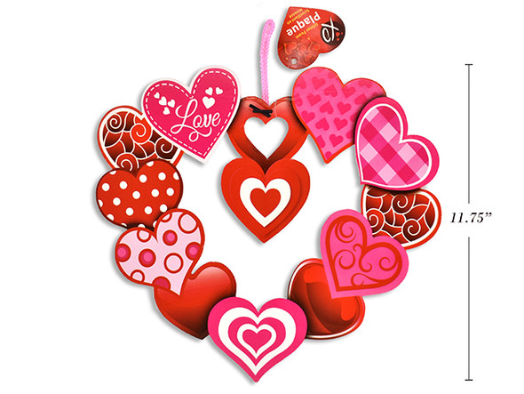 Vtine Hanging Glitter Foam Plaque. Cht. English Only