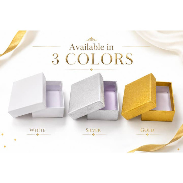 Gift Box-Gold 3.3 x 3.3 x 1.5"