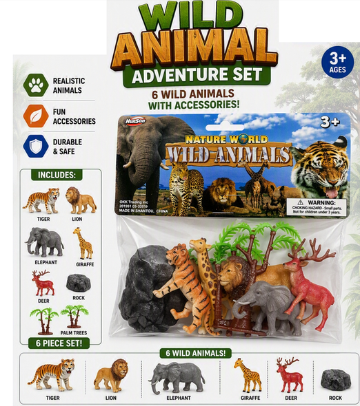Animals-Wild Animals 6ct.