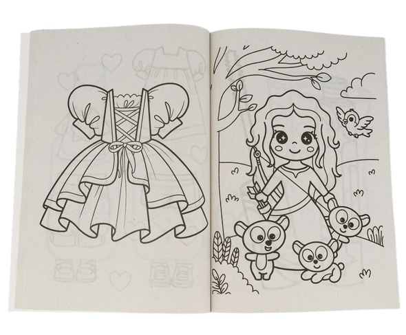 Coloring Book-Color & Style (80 Pages)