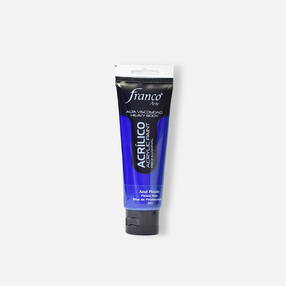 Acrylic Paint 3.38oz. Blue/Phtalo Blue (Azul Phthalo)