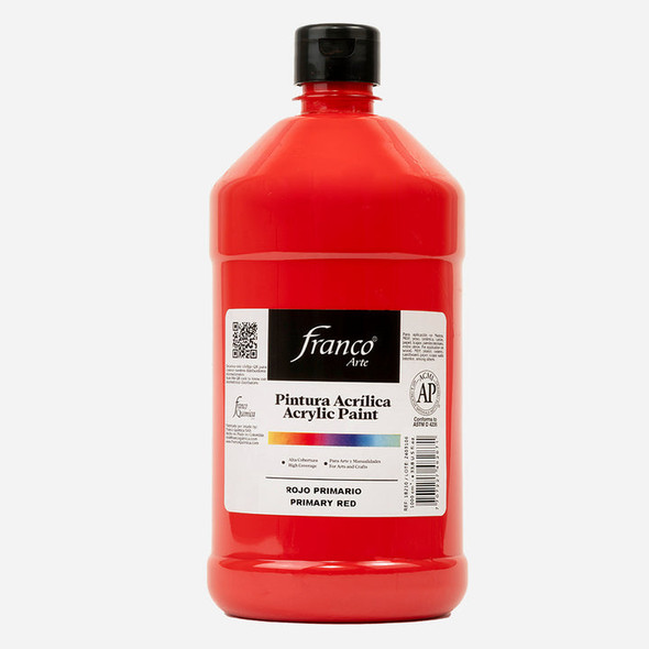 Acrylic Paint 33.8oz Red/Primary Red (Rojo Primario)