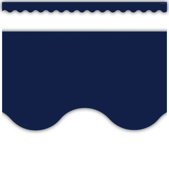 Border Trim Navy Blue