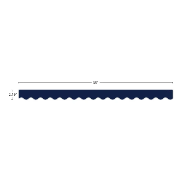Border Trim Navy Blue