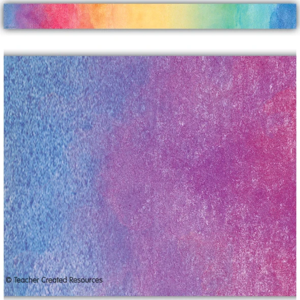 Border-Watercolor/Straight