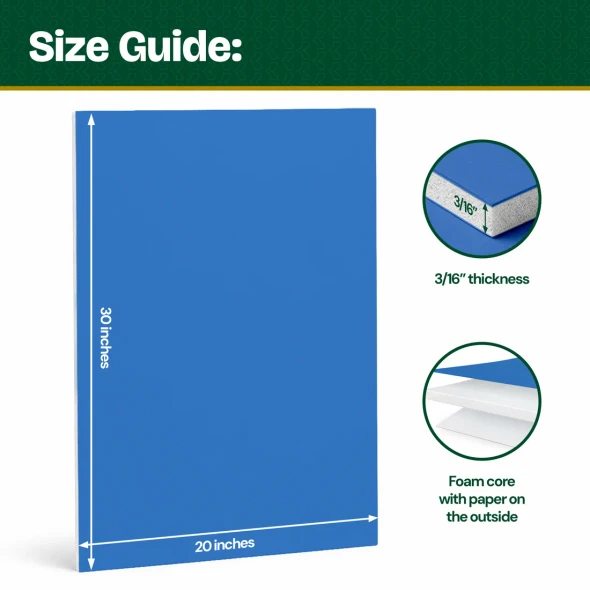 Foam Board-20 x 30" Blue