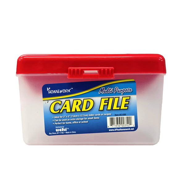 Index Card Box  4in x 5in