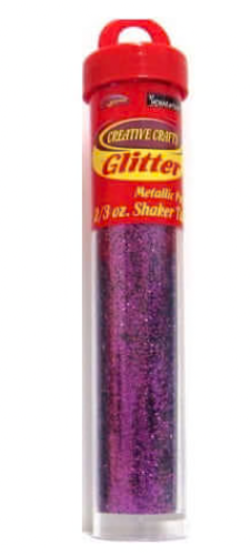 Glitter Tube Purple 2/3 oz.