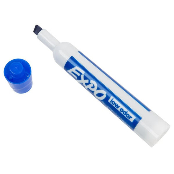 Dry Erase Expo Markers 12ct. Blue/Chisel Tip (Boxed) (6/12) (ASG R4-P38)
