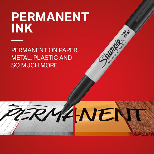 Markers 12ct. Black/Fine SHARPIE (6/24) (ASG R4-P25)
