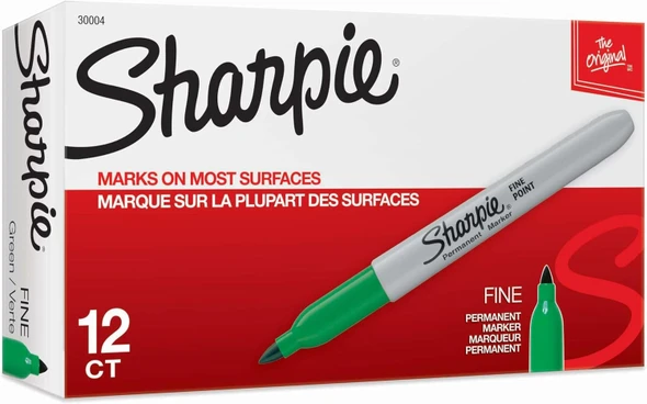 Markers 12ct. Green/Fine SHARPIE (6/12)