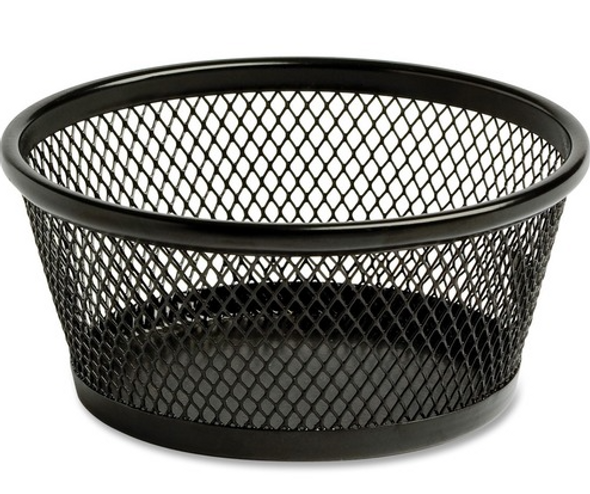 Paper Clip Dish Nestable/Jumbo Black