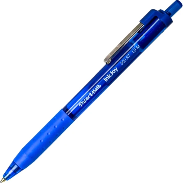 Pen InkJoy 300RT Ball Point Blue/Medium Tip (Dozen) (6/12) (Retractable)