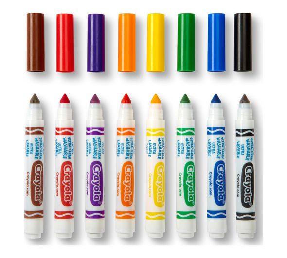 Markers Crayola 8ct.-Broad Tip/Color Max
