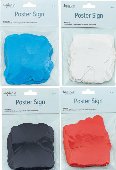 Poster Letters & Numbers 4"