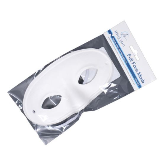 Theatrical Mask-White Paper Masquerade