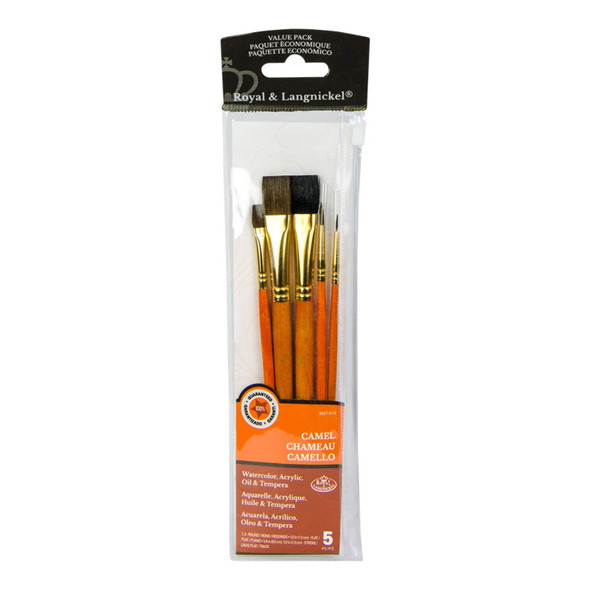 Brush Set-Camel Bristles 5ct.