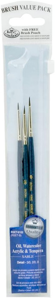 Brush Set-Sable Details 3Pk