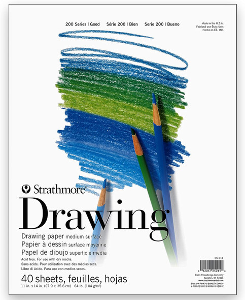 Drawing Pad 11" x 14" Tape Top 40 Sheets