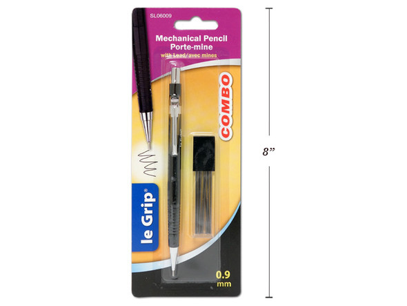 Mechanical Pencil 0.9mm le Grip w/Leads