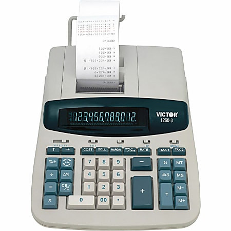 Printing Calculator 12-Digits (1260-3)