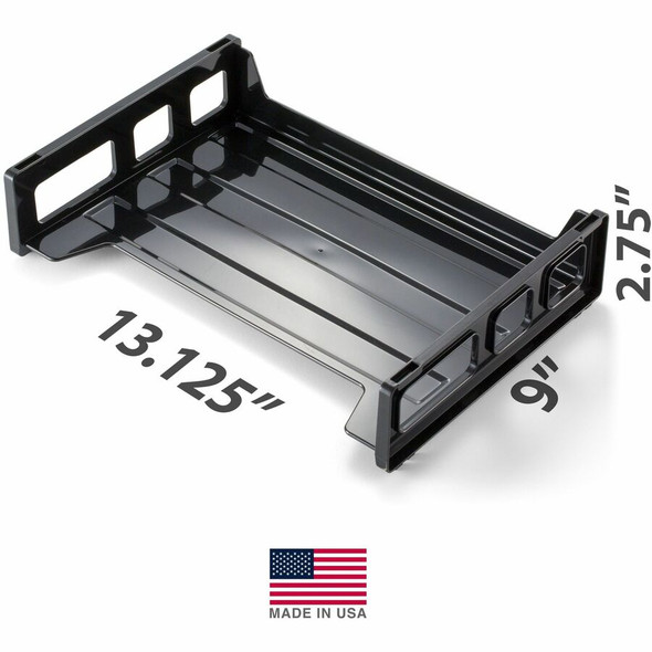 Tray-Letter Black/Side Loading (ASG R7-P47)