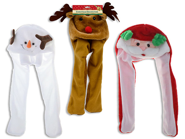 Christmas Hat w/Dancing Ear Plush 22in