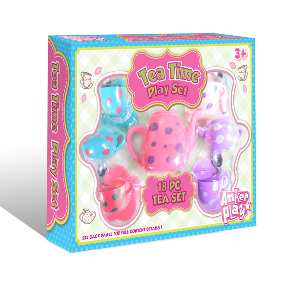 Tea Time Play Set 18 Pieces (Ages 3+)