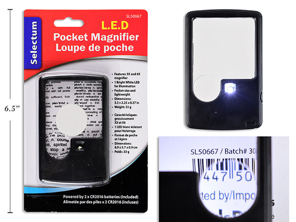Magnifier-Pocket/LED