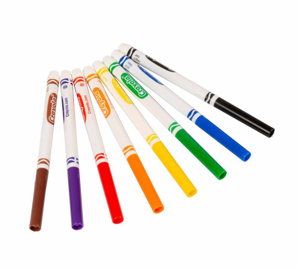 Markers Crayola 8ct.-Fine Tip/Classic Colors